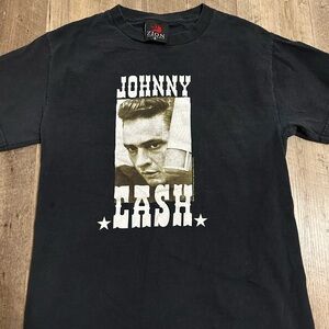 Zion Rootswear Vintage Black Johnny Cash T-Shirt